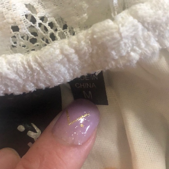 *SOLD* Trixxi White Lace Strapless Maxi Sundress - Picture 9 of 9